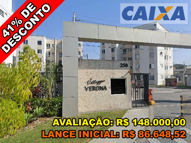 Rua projetada a n. 250 apto. 303, bl 11 - cond residencial villaggio verona - santa cruz - rio de janeiro/rj