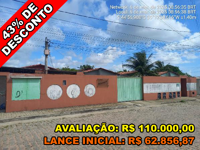 Rua sebastiao francisco de souza n. 06, lt 12, qd 13 - loteamento jardim - jardins - sao goncalo do amarante/rn