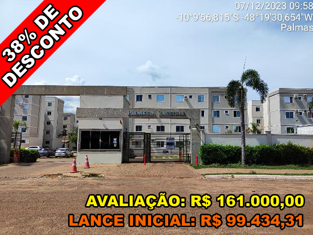 Quadra acsu 50 n. sn apto. 403, rua 01-b cj 02 bl 06 lt 09-a - palmeira imperial - plano diretor norte - palmas/to
